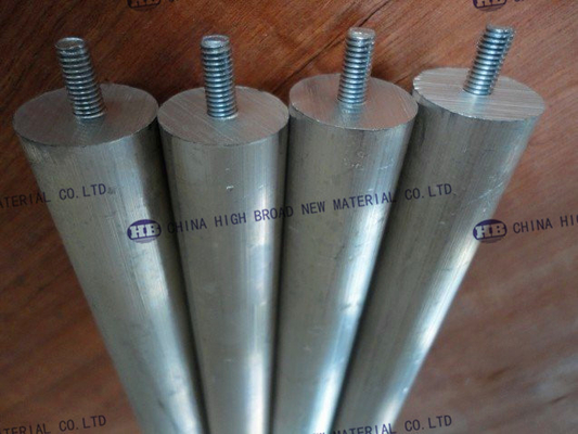AZ63 Anode Rod Derusting Anode Magnesium Rod For Solar Water Tank