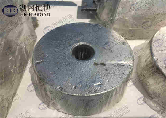 Magnesium Condenser Anodes AZ63 HP 22 Lb 44 Lb cho đường ống dưới lòng đất