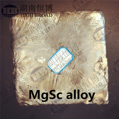 ISO Magnesium Scandium MgM2% Sc Mg5% Sc Mg30% Sc Hợp kim Thạc sĩ