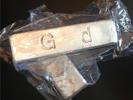 Độ tinh khiết 99,5 Gadolinium kim loại Đất hiếm Gadolinium kim loại cho phụ gia