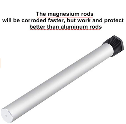 OEM Hot Máy nước nóng Anode Rod, Magnesium Sacrificial Anode Rod chống ăn mòn bảo vệ