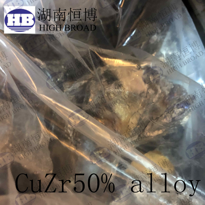 Hợp kim CuZr50% đồng zirconium Master hợp kim cho hợp kim tổng thể dựa trên đồng