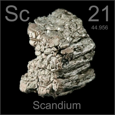 CAS 7440-20-2 2,99 g / cm3 Sc Scandium kim loại 99,9
