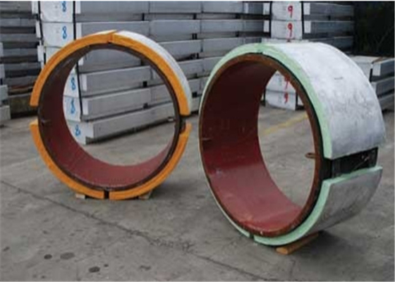 Vòng đeo tay hy sinh Anode Bảo vệ cathodic cho đường ống dẫn Đứng tắt Anode nhôm với thanh phẳng cranked đôi