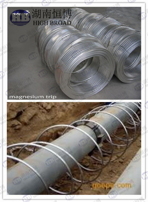 Anode Magnesium Ribbon cho đường ống ngầm đường ống ngầm ống thép bể chứa