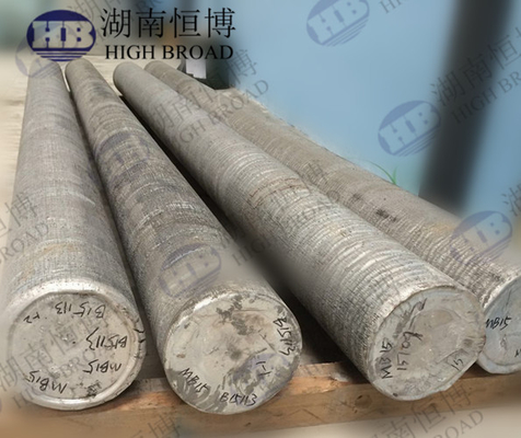 AZ80 AZ91 Semicontinuous Cast Magnesium Billet cho Extruding / Thixomolding / Die Casting
