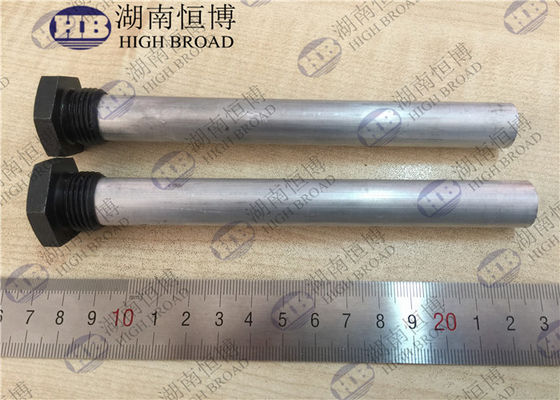 Thanh Anode Hợp kim Nhôm 21mm 3 Đoạn Thiết kế Lắp ghép Bu lông 1000mm cho Nồi hơi Thương mại