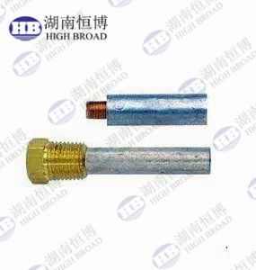 40mm Đồng Magnesium Ultra-Long Anode Rod Custom Thread 2000mm Bảo vệ bể cho bể quy trình công nghiệp