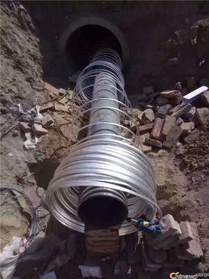 Anode hy sinh băng kẽm Anode kẽm cho trên / dưới thùng lưu trữ dưới mặt đất