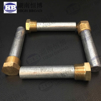 Thanh Anode Hợp Kim Nhôm Đường Kính 16mm Chiều Dài 900mm Linh Hoạt với Ren NPT 3/4 cho Máy Nước Nóng Thương Mại