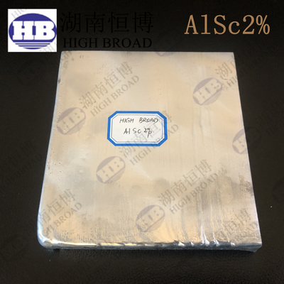 Nấu chảy chân không AlSc30 Scandium Master Alloy cho gậy bóng chày, gậy lacrosse, khung xe đạp