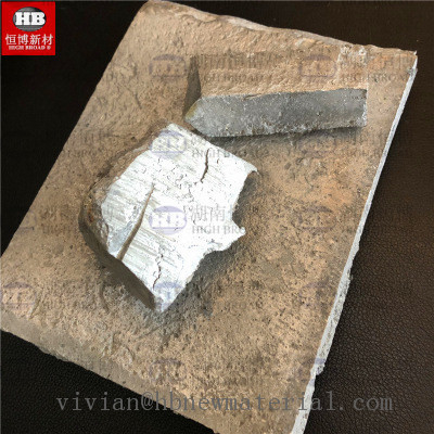 Silver Gray Solid Magnesium Master Alloy 5-30% Đối với chất phụ gia trong đúc