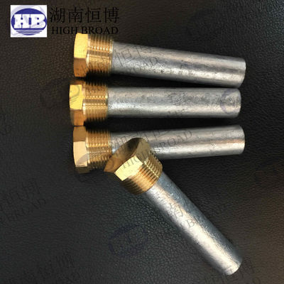 Thanh Anode Hợp Kim Nhôm Đường Kính 16mm Chiều Dài 900mm Linh Hoạt với Ren NPT 3/4 cho Máy Nước Nóng Thương Mại
