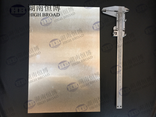 Khả năng dẫn nhiệt Đồng bạc hợp kim magiê mịn WE43 Bảng với 1040 Jkg-1k-1 nhiệt cụ thể