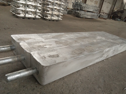 MIL-A-24779 Anode bảo vệ cathodic hợp kim nhôm cho tường biển / đệm cho ngoài khơi