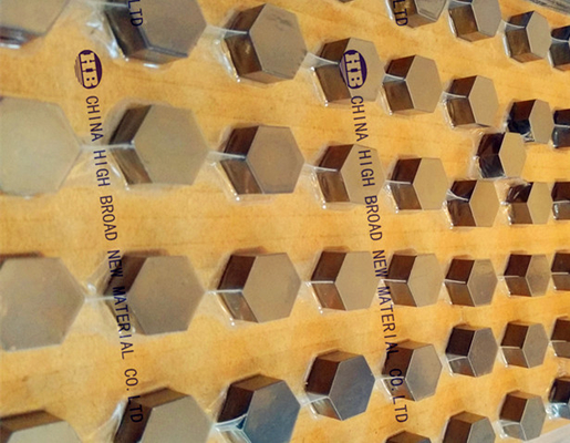 Silicon Carbide Hexagon tấm cho xe giáp chống đạn hoặc áo giáp cơ thể