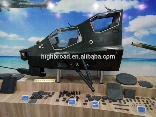 Gạch SIC B4C Gạch đạn đạo gốm để bảo vệ an ninh