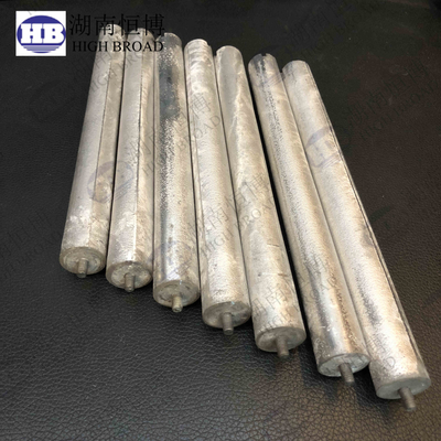 Sông nhôm AZ63 AZ31 Magnesium thanh anode 9mm-26mm đường kính có thể uốn cong chống ăn mòn