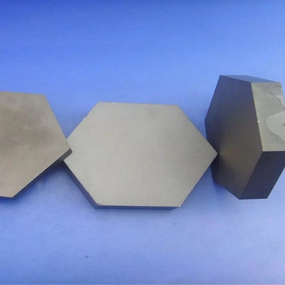 Đen màu chống đạn gốm gạch hình lục giác, gạch giáp Silicon Carbide SIC