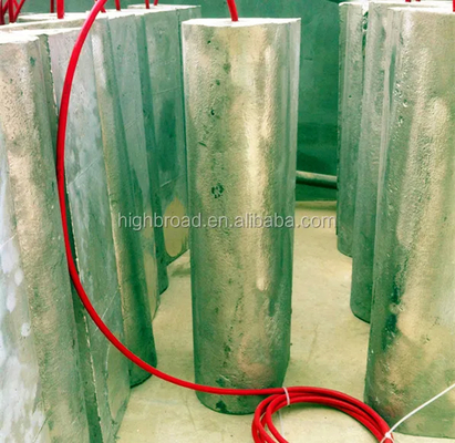 Chất chống ăn mòn thanh anode magiê nhôm kẽm hợp kim cho các ứng dụng công nghiệp