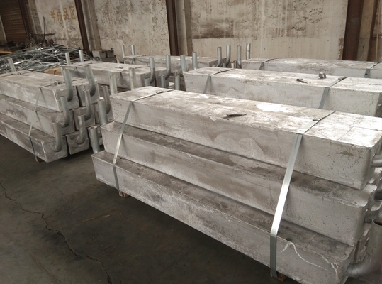 Anode nhôm chất tụ (Condenser Aluminum Anode) Anode vòng tay ASTM với Al hóa học