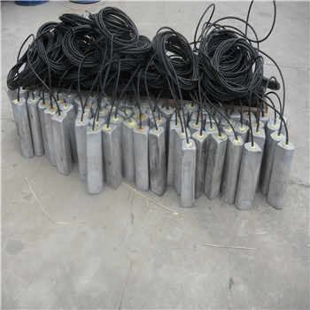 Anode magie tùy chỉnh với hình dạng D hình thang và chứng nhận ISO9001 / ROHS ngăn chặn hoặc làm chậm quá trình gỉ của các cấu trúc thép