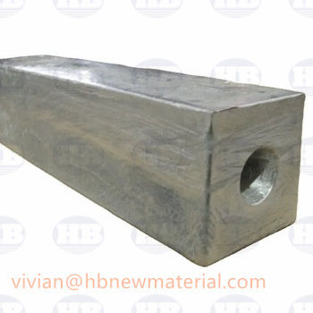 Anode magie hình thang D tùy chỉnh với điện áp 1.7 V để bảo vệ và chống ăn mòn