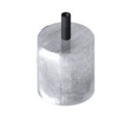 Độ tinh khiết cao AZ63 Magnesium Sacrificial Anode Rod 44 Inch 3/4 NPT cho Bảo vệ cathodic Thùng nước biển