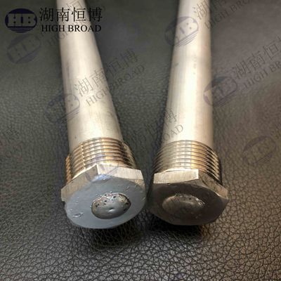 Dây Anode Magnesium Độ tinh khiết cao linh hoạt phân đoạn 36 Inch 0,9 Inch Diameter Steel Core Threaded cho thùng giếng sâu