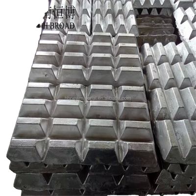 Thỏi hợp kim gốc AlZn20% bán buôn, trọng lượng 6-8kg dùng để tinh chỉnh hạt trong hợp kim nhôm