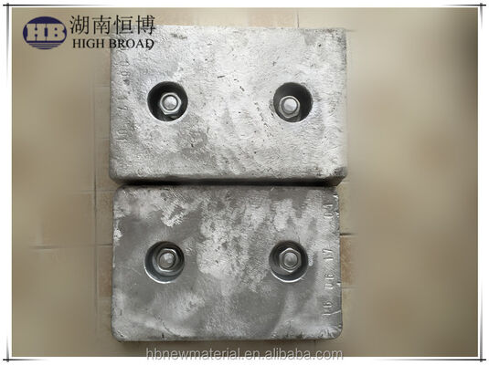 Gói vật liệu phụ trợ cho Anode hy sinh nhôm cho đường ống ngầm 1200mm 25kg hợp kim Al-Zn-In bảo vệ catốt chôn