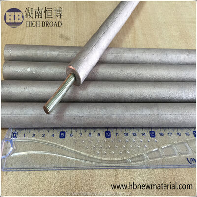 Thanh cực dương magiê tương thích bơm nhiệt 39 inch 5/8 NPT cho hệ thống máy nước nóng bơm nhiệt lai điện