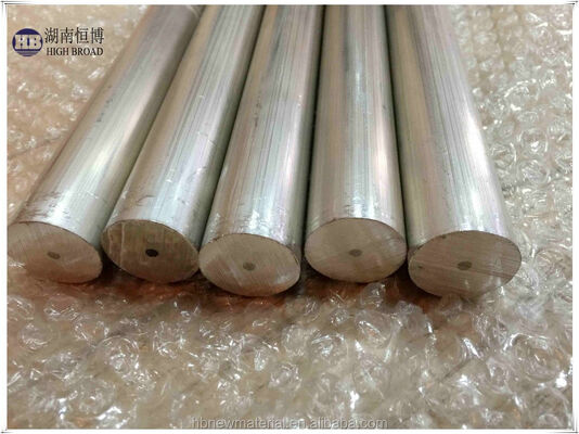 Hạt nhôm Core Lightweight Magnesium Anode Rod 33 Inch 0,75 Inch Diameter cho hệ thống nước chính xác hàng không vũ trụ