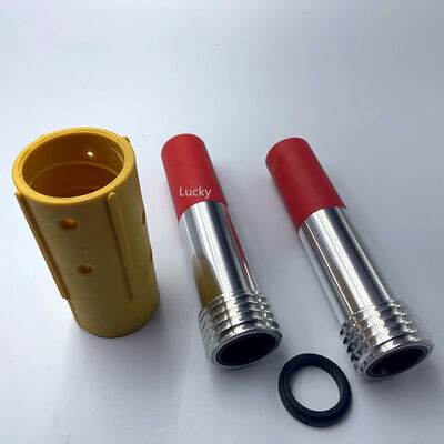 Vòi phun Boron Carbide có góc cong 45 độ để phun bề mặt bên trong - Vòi phun cát 127x9.5mm