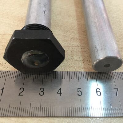 Thanh Anode Magie Hợp kim Nặng 35mm Ren Lục Giác M27 Dài 1200mm Cấp Hàng Hải cho Tụ Điện Hàng hải