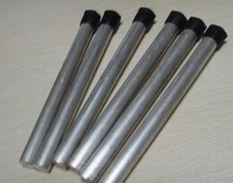 Độ hàn tốt Magnesium Anode Rods Customized Rods Bars với hoặc không có cắm thép Trong các kích thước và cấu hình khác nhau