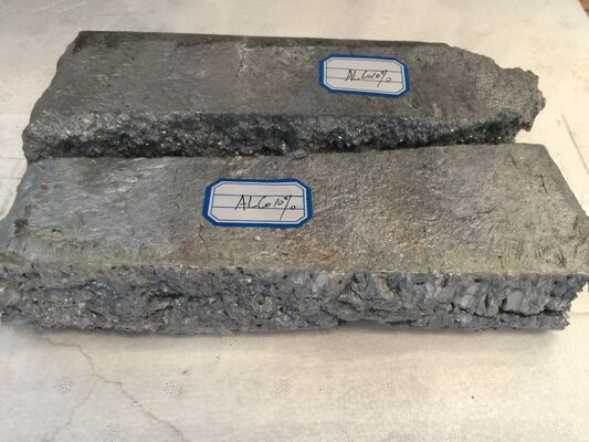 Aluminium Cobalt AlCo5 Master Alloy 5% Co Content Ingot để tinh chế hạt