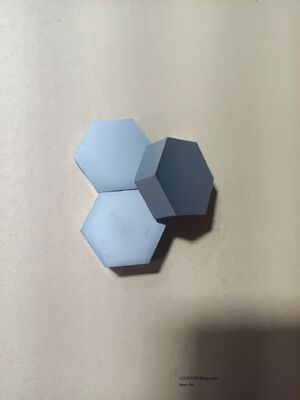 Silicon Carbide Ballistic Tile NIJ Level IV Multi-Hit Capacity Hexagonal 100x100mm Đăng đĩa gốm