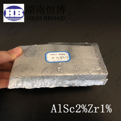 Nhôm Scandium Zirconium AlSc2Zr1 Đồng hợp kim chính nhôm cho các hợp kim kim kim loại nhôm