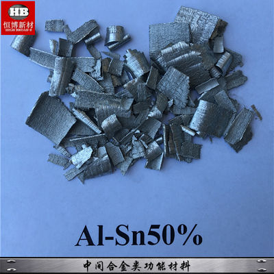 AlSn50% Aluminium Tin Master Alloy Chips để tinh chế ngũ cốc và cải thiện tính chất hợp kim nhôm