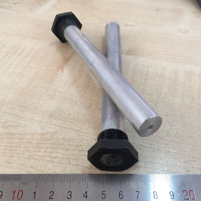 25mm Hợp kim kẽm Thanh Anode Chịu lực nặng 1 NPT 1200mm Hệ thống lớn Kiểm soát mùi cho Bộ trao đổi nhiệt công nghiệp