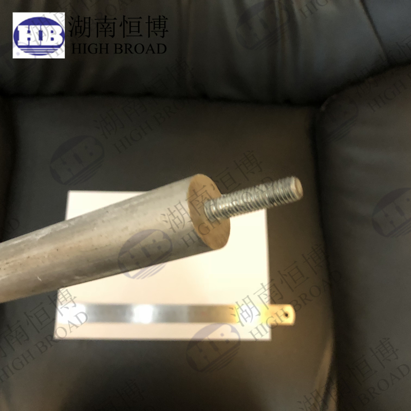 CAST AZ31 Thanh cực dương magiê cho máy nước nóng M6 20x250 Thanh Mg AZ31B