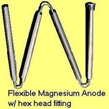 Thang nước nóng lõi sắt Anode nhựa hoặc không gỉ để tương thích