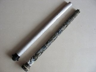 AZ31 AZ63 Máy sưởi nước hợp kim magiê thanh thanh anode cho nắp thép kẽm NPT BSPT 3/4 &quot;