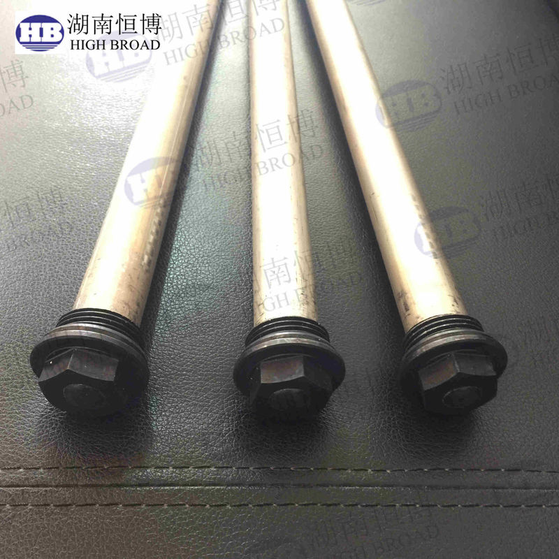 AZ31 Và Magiê Tinh Khiết Máy Nước Nóng Anode Rod Bar 19 mét 26 mét