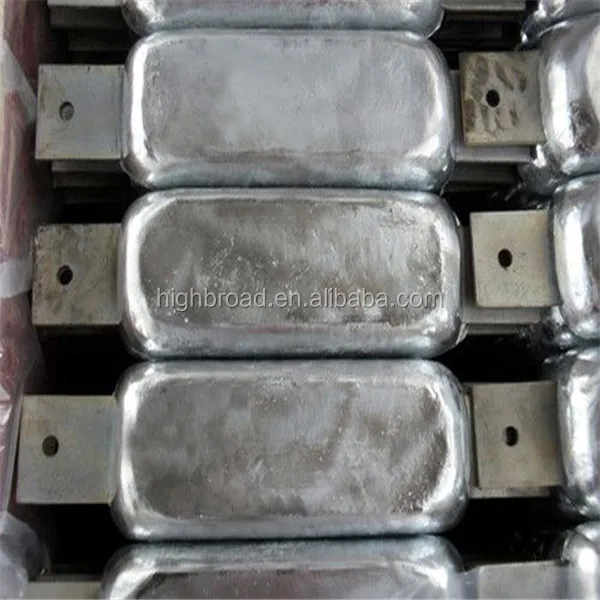 Tính năng giàu Magnesium Anode AZ / HP hợp kim hỗ trợ anode SOFC cho ống thép ngầm dưới biển