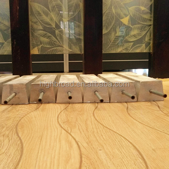 Bảo vệ ăn mòn AZ / HP hợp kim bơm nhiệt bể nước sưởi động MMO Titanium Anode với Mg Rod