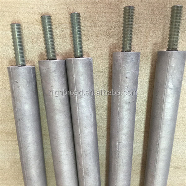 Cây Anode Nhôm Cho Máy Nước Nóng Ren 3/4 NPT Dài 900mm Hợp Kim Al-Zn-Mg Thay Thế