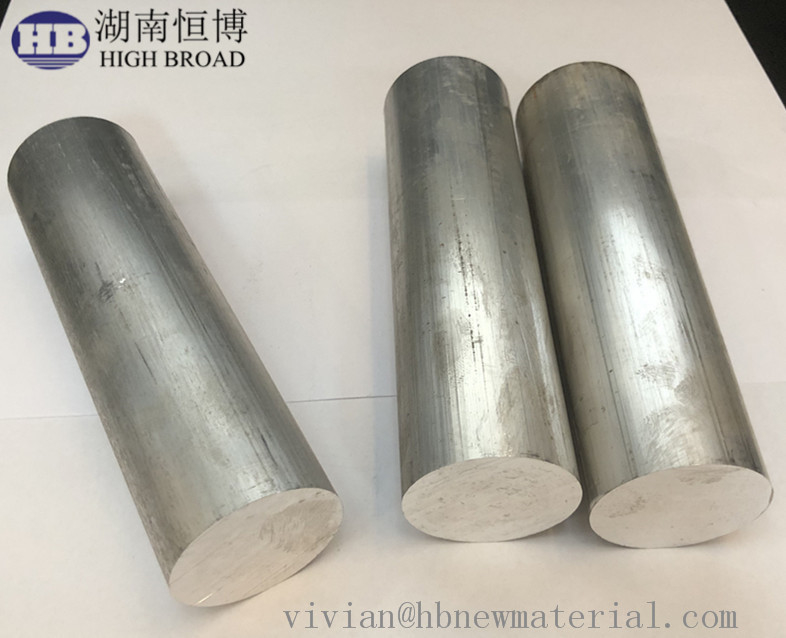 Các thanh Magnesium Anode tùy chỉnh có khả năng hình thành tốt và bề mặt mịn cho chiều dài 100/200/500 mm