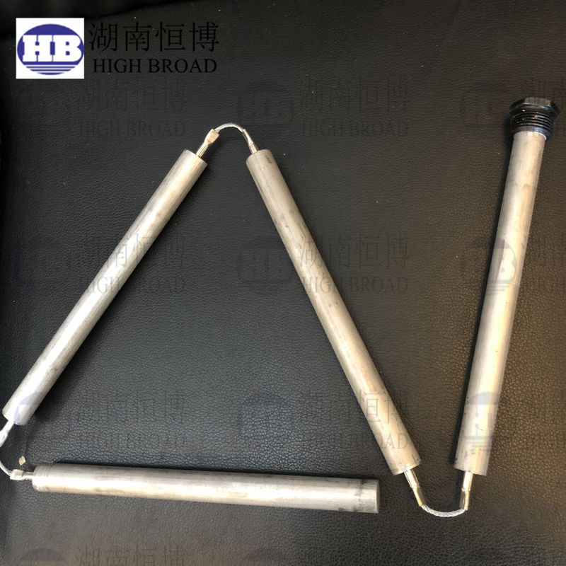 Bộ đôi 3/4 inch NPT Magiê Máy nước nóng Anode Rod Bộ thay thế kép 38 inch với băng ren